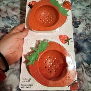 New Scented Sink Strainers- 2 pack/ strawberries